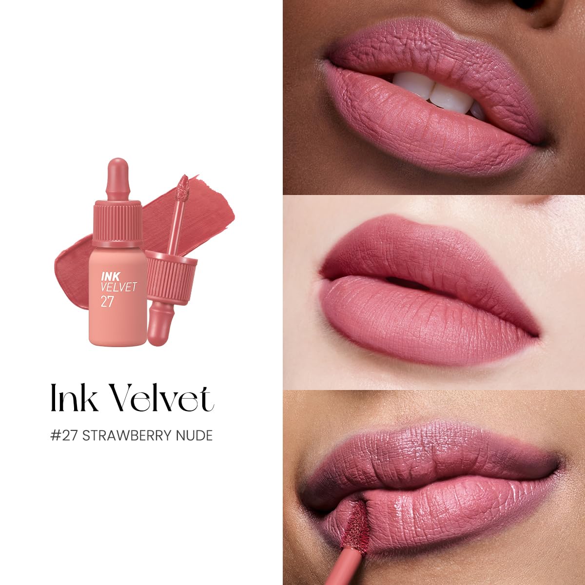 Peripera – Ink The Velvet 4g No.27 STRAWBERRY NUDE