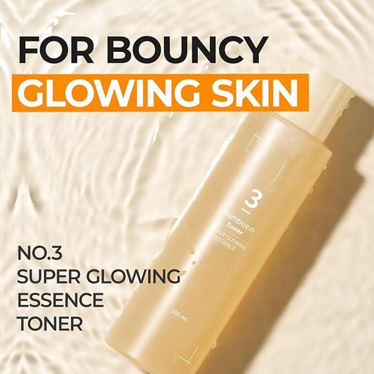 Numbuzin - No.3 Super Glowing Essence Toner 200ml