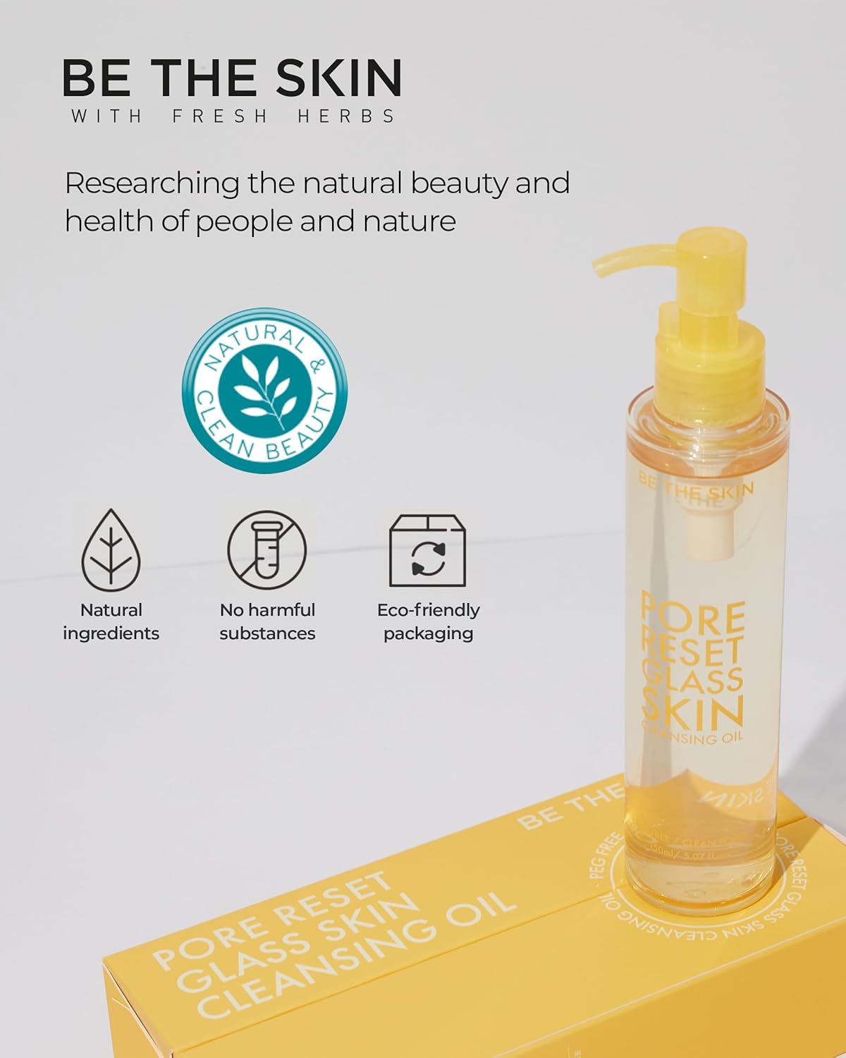 Be The Skin – Pore Reset Glass Skin Cleansing Oil 150ml
