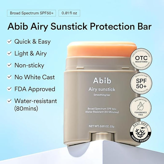 Abib – Airy Sunstick Smoothing Bar SPF50+ 23g