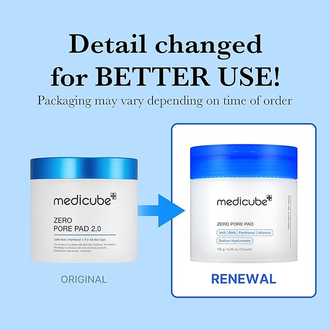 Medicube – Zero Pore Pad 2.0 (70 Pads) 155g