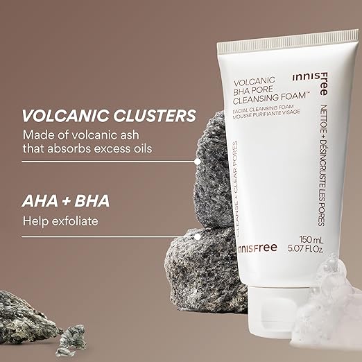 Innisfree – Jeju Volcanic Pore BHA Cleansing Foam 30ml