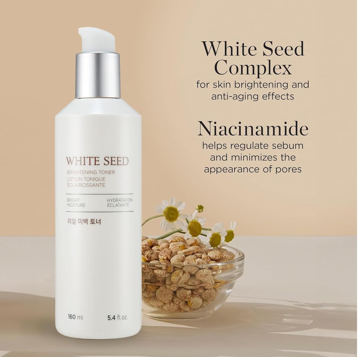 The Face Shop - White Seed Brightening Toner 160ml