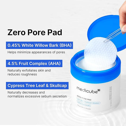 Medicube – Zero Pore Pad 2.0 (70 Pads) 155g