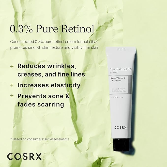 Cosrx – The Retinol 0.3 Super Vitamin E +Panthenol Cream 20ml