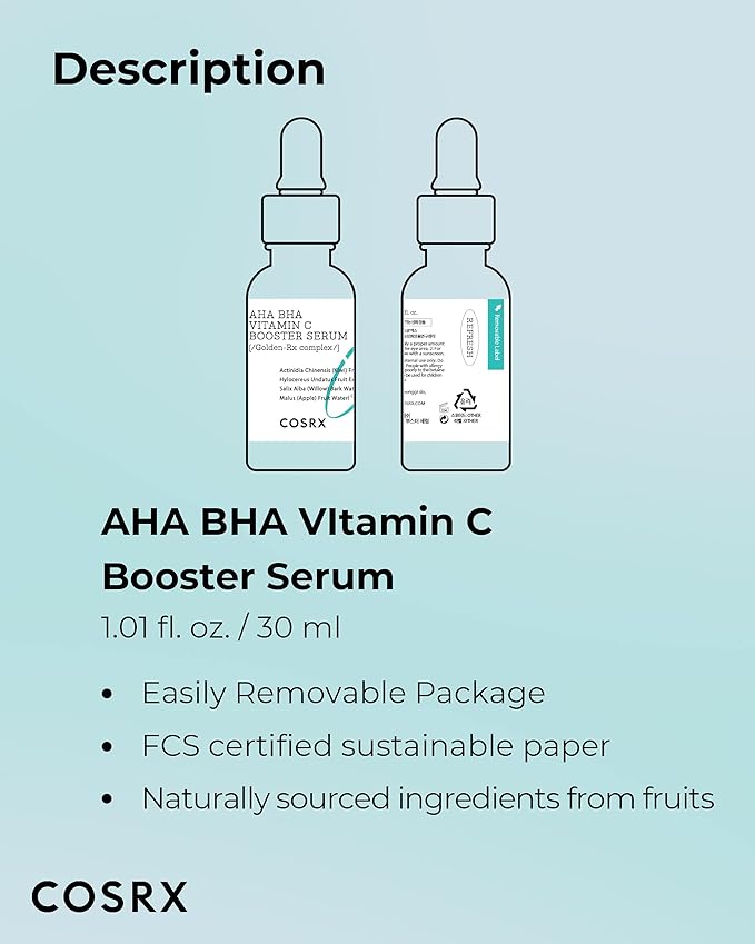 Cosrx – AHA BHA Vitamin C Booster Serum 30ml