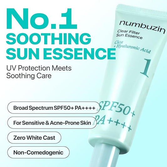 Numbuzin – No.1 Clear Fit Sun Essence 50ml