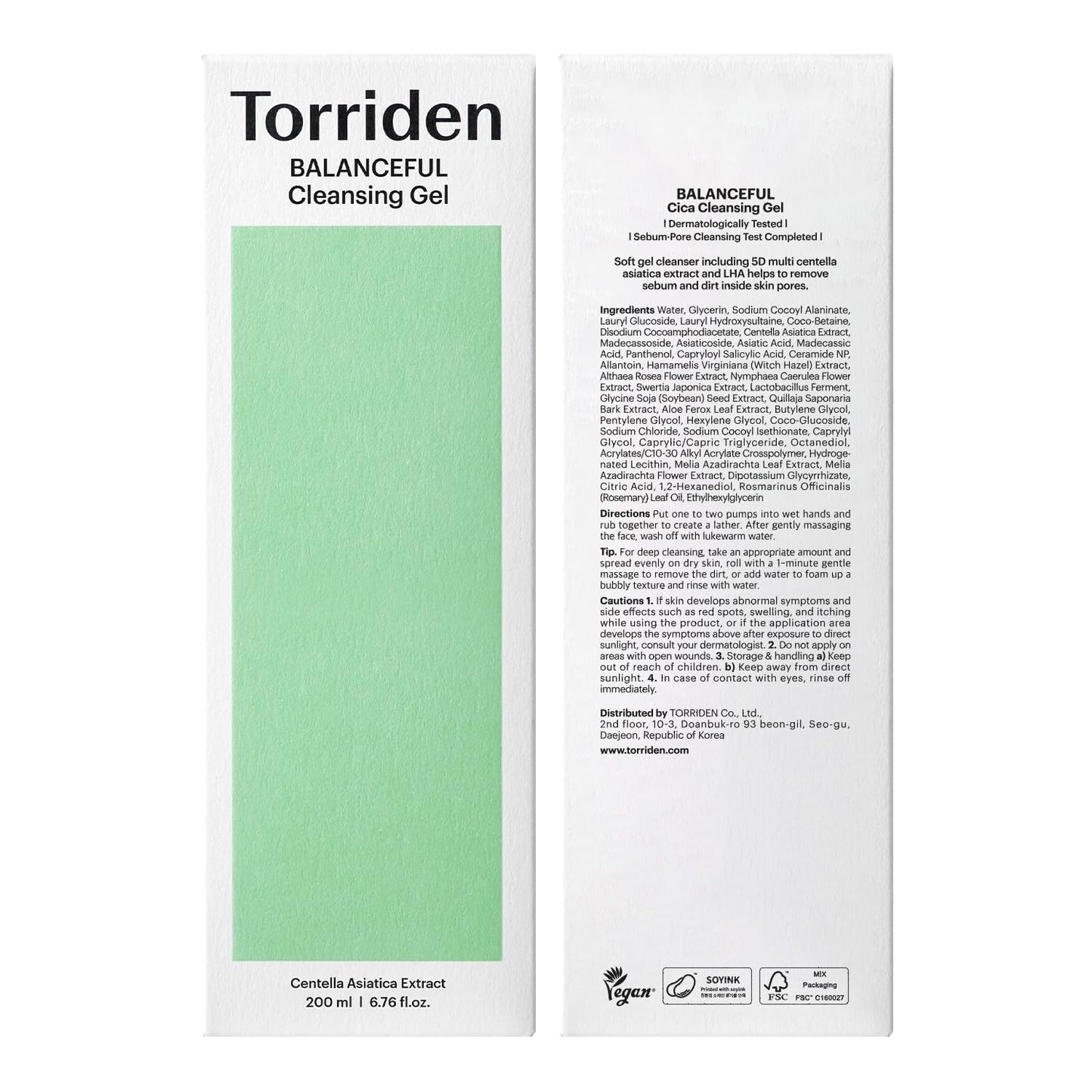 Torriden – Balanceful Cleansing Gel 200ml
