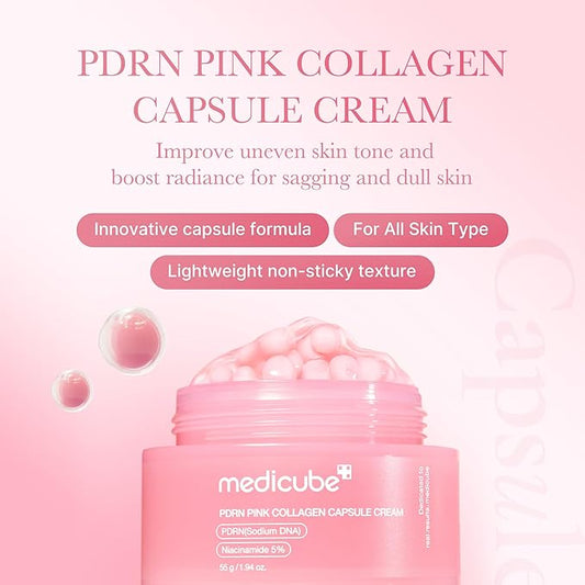 Medicube – PDRN Pink Collagen Capsule Cream 55g