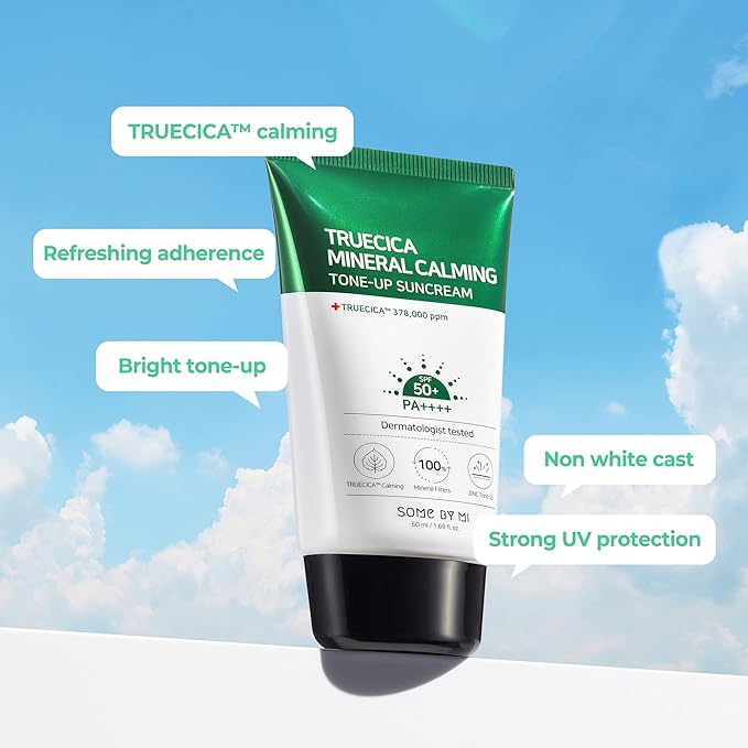 Some By Mi – Truecica Mineral Calming Tone-Up Suncream SPF 50+ PA++++ 50ml