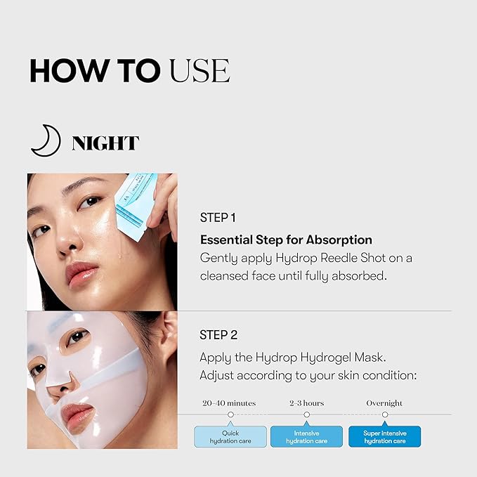 VT Cosmetics – Hydrop Reedle Shot 100hL 2 Step Hydrogel Mask Sheet