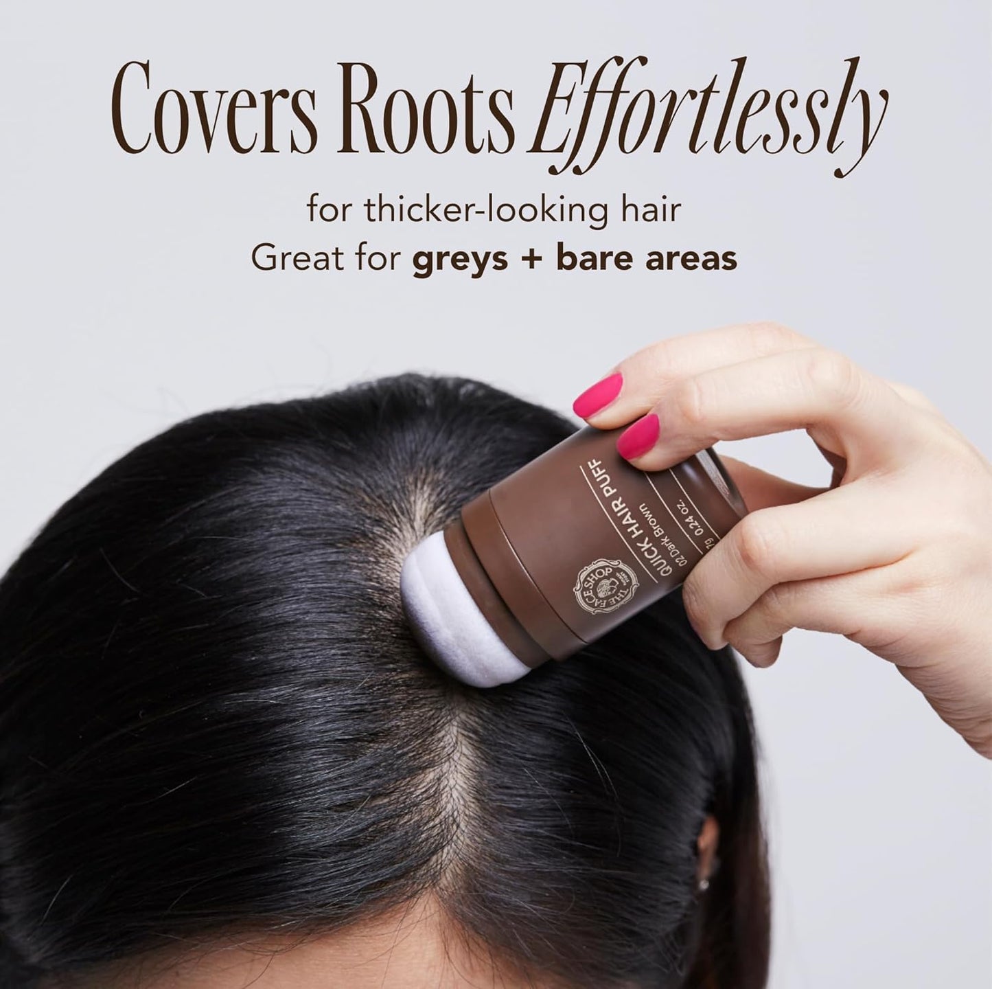The Face Shop - Quick Hair Puff 01 Natural Brown 7g