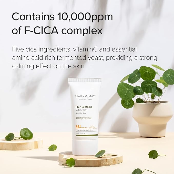 Mary & May – Cica Soothing Sun Cream 50ml