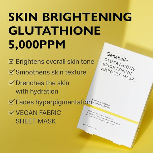Genabelle – Glutathione Brightening Ampoule Mask 25ml