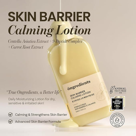 Ongredients – Skin Barrier Calming Lotion 220ml