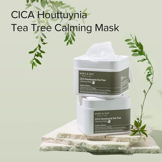 Mary & May - Cica Houttuynia Tea Tree Calming Mask 30EA
