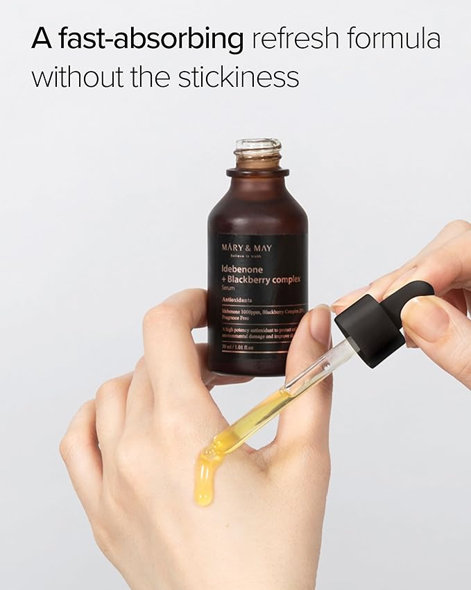 Mary & May – Idebenone + Blackberry Complex Serum 10ml