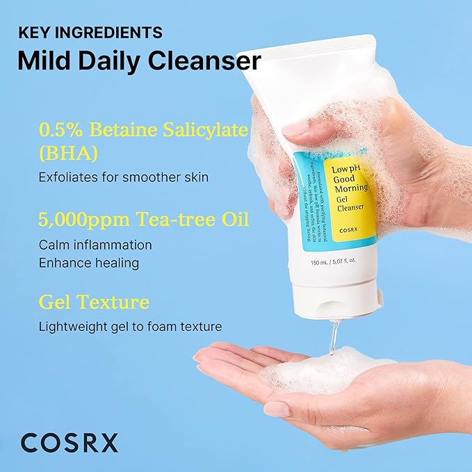 COSRX- Low pH Good Morning Gel Cleanser 150ml