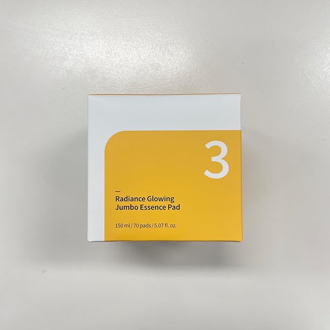 Numbuzin - No.3 Radiance Glowing Jumbo Essence Pad 150ml/70 pads