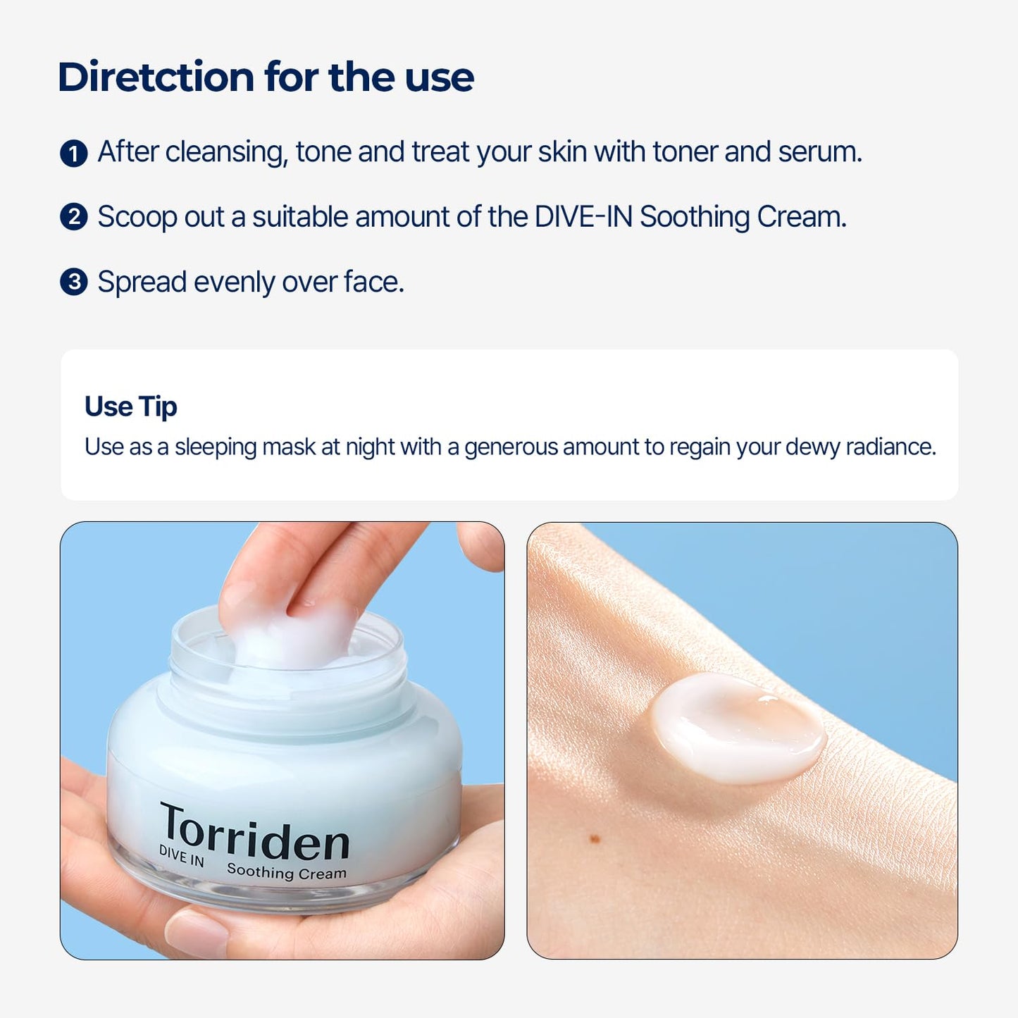 Torriden – DIVE-IN Soothing Cream 100ml