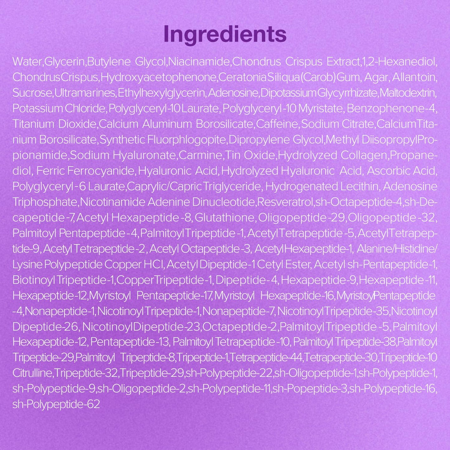 Numbuzin – No.9 NAD+ Collagen +50 Peptides Eye Patches 8g