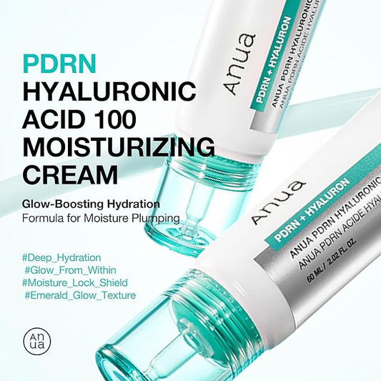 Anua – PDRN + HyalURONIC Acid 100 Moisturizing Cream 60ml