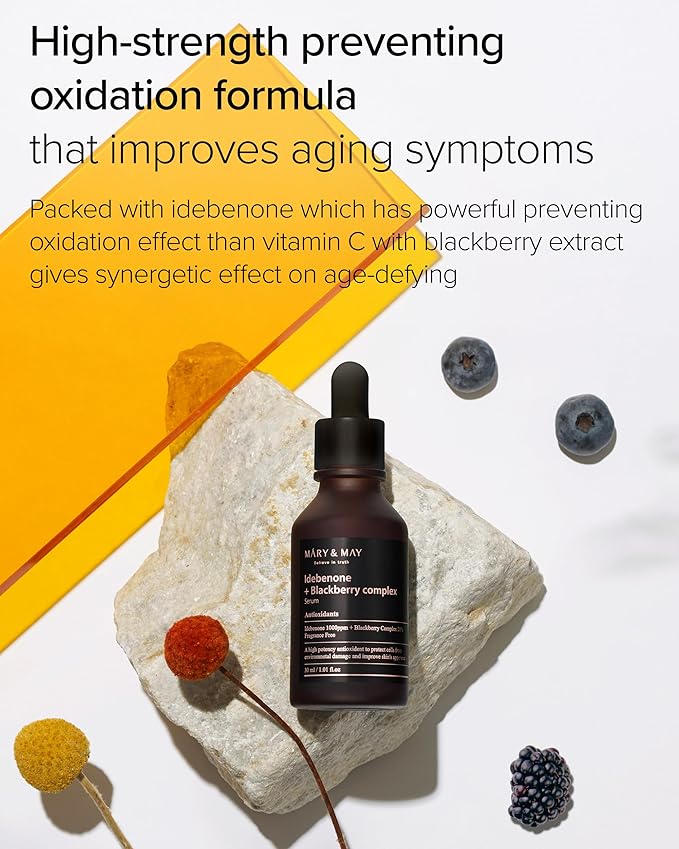 Mary & May – Idebenone + Blackberry Complex Serum 10ml