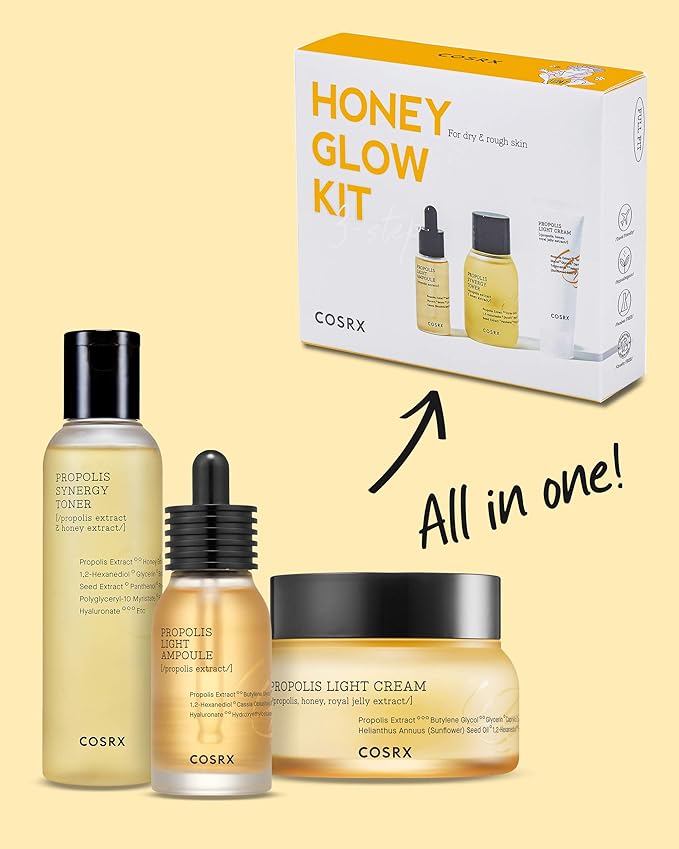 Cosrx – HONEY GLOW KIT- 3 step