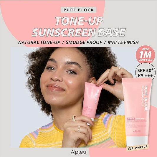 A'pieu - Pure Block Tone-Up Sun Base Ex SPF50+ PA+++ 50ml