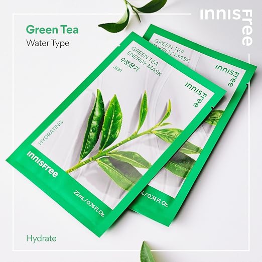 Innisfree – Squeeze Energy Mask Sheet 20ml Green Tea