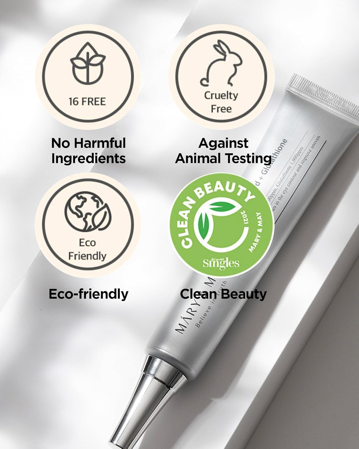 Mary&May – Tranexamic Acid + Glutathione Eye Cream 30ml