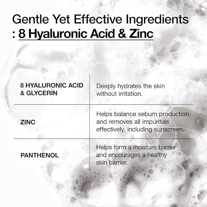 Anua – 8 Hyaluronic Acid Hydrating Gentle Foaming Cleanser 150ml