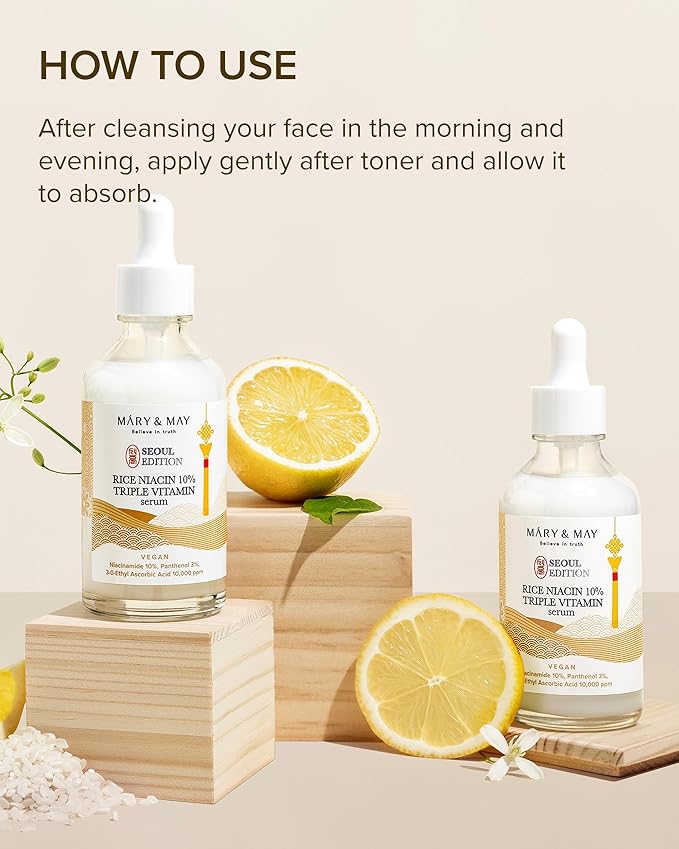 Mary & May – Rice niacin 10% Triple Vitamin Serum 80ml
