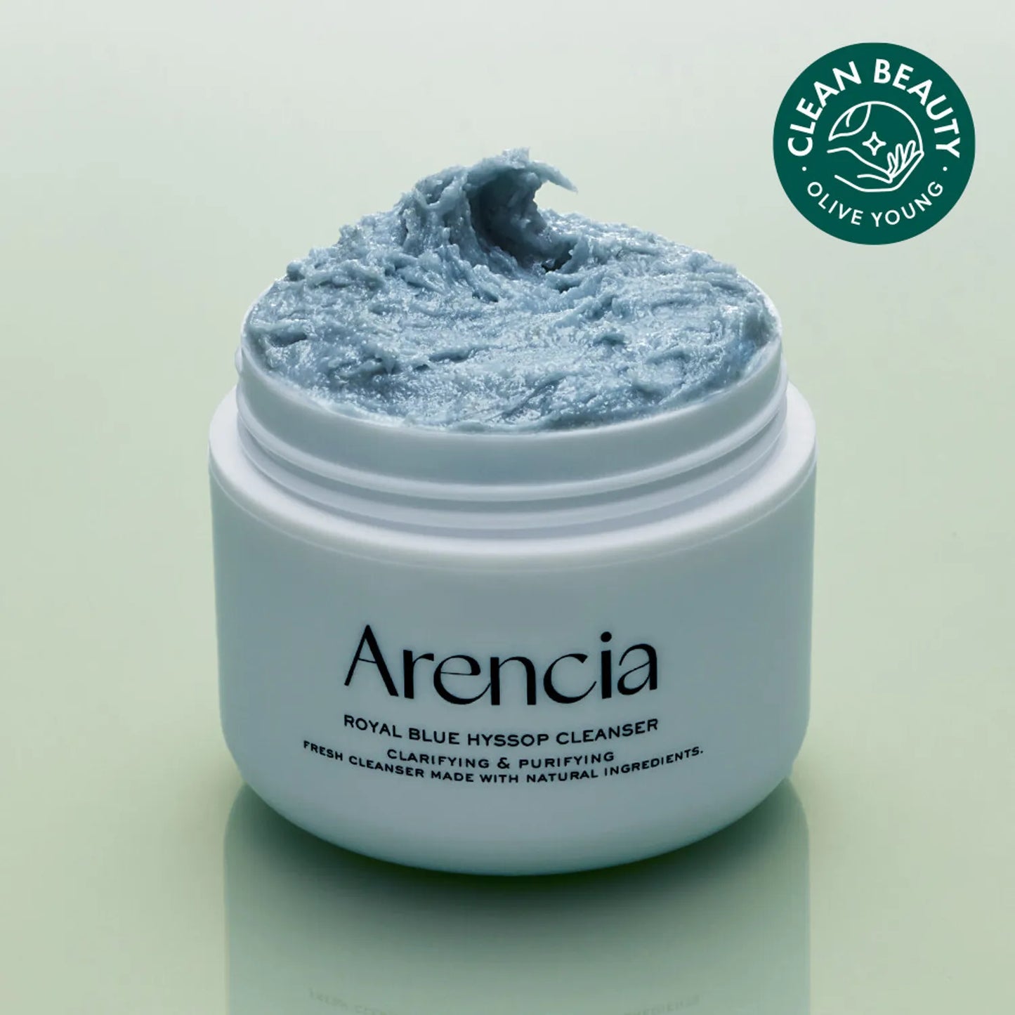 Arencia – Fresh Blue Hyssop Rice Mochi Cleanser 120g