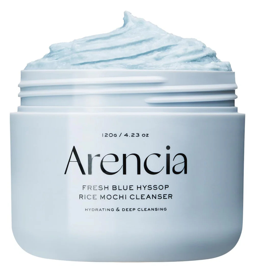 Arencia – Fresh Blue Hyssop Rice Mochi Cleanser 120g