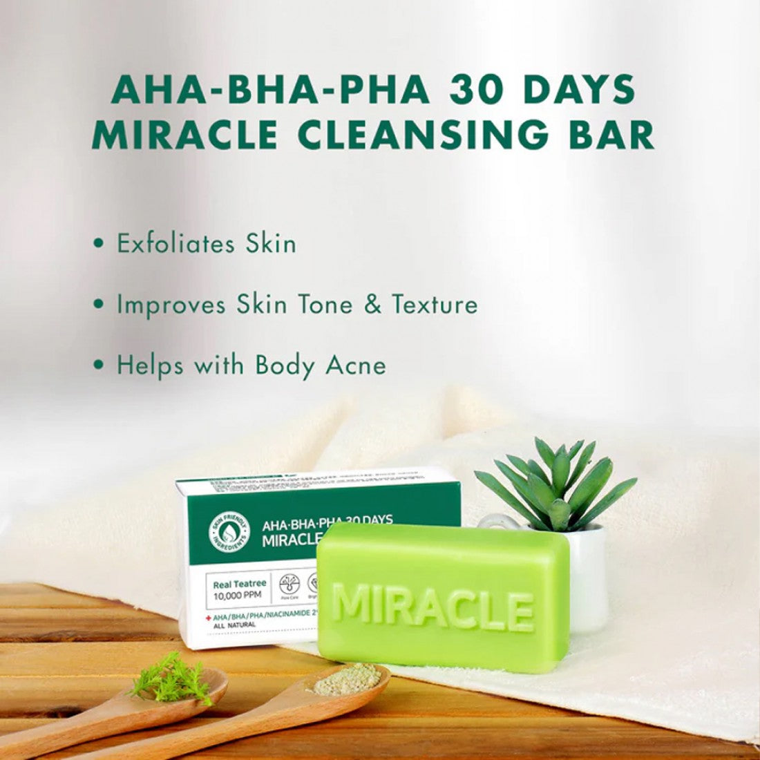 Some By Mi - AHA BHA PHA 30 Days Miracle Cleansing Bar 30g Mini