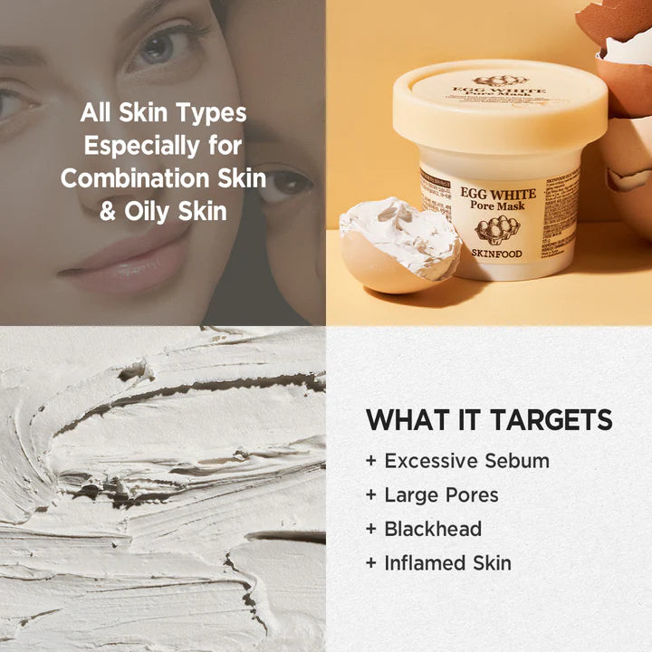 Skin Food - Egg White Pore Mask 125g