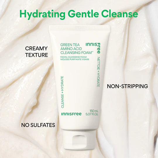 Innisfree - Green Tea Amino Acid Cleansing Foam 150ml