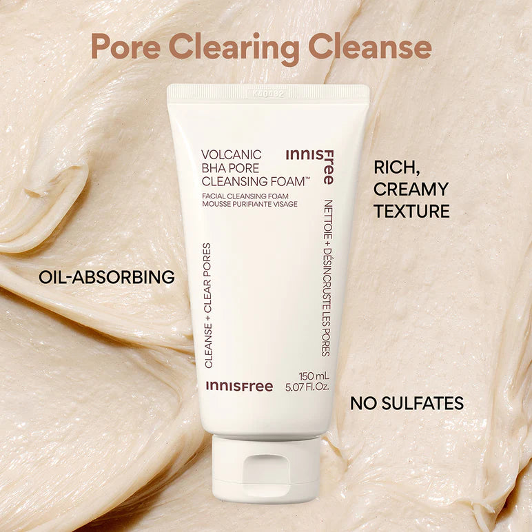 Innisfree - Jeju Volcanic Pore BHA Cleansing Foam 150ml