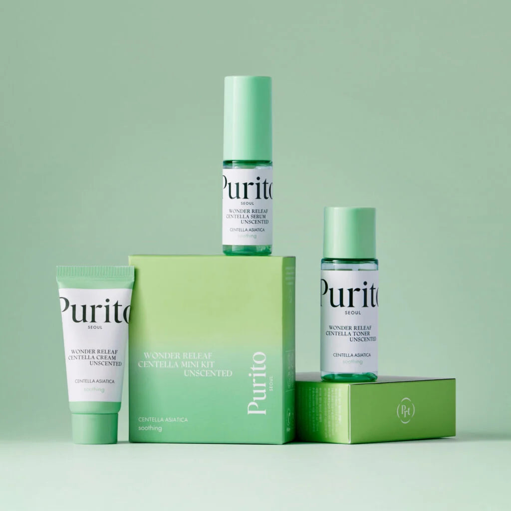 Purito – Wonder Releaf Centella Mini Kit Unscented (3 Items)