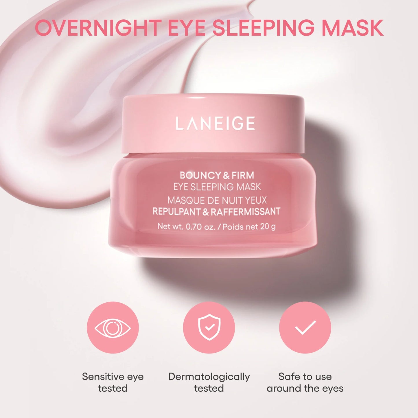 Laneige – Bouncy & Firm Eye Sleeping Mask 20 g