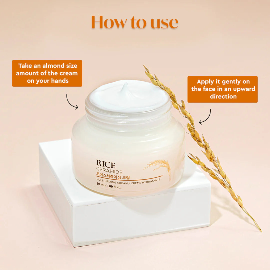 The Face shop - Rice Ceramide Moisturizing Cream 50ml