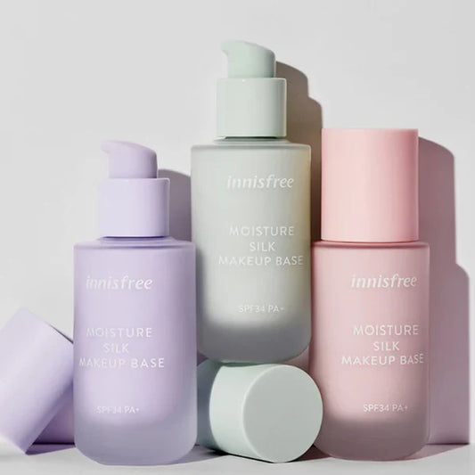 Innisfree - Moisture Silk Make Up Base SPF34 PA+ 30ml #3 Peach