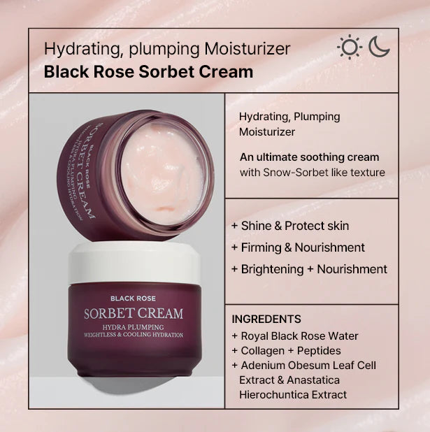 Heimish – Black Rose Hydra Plumping Sorbet Cream 50ml