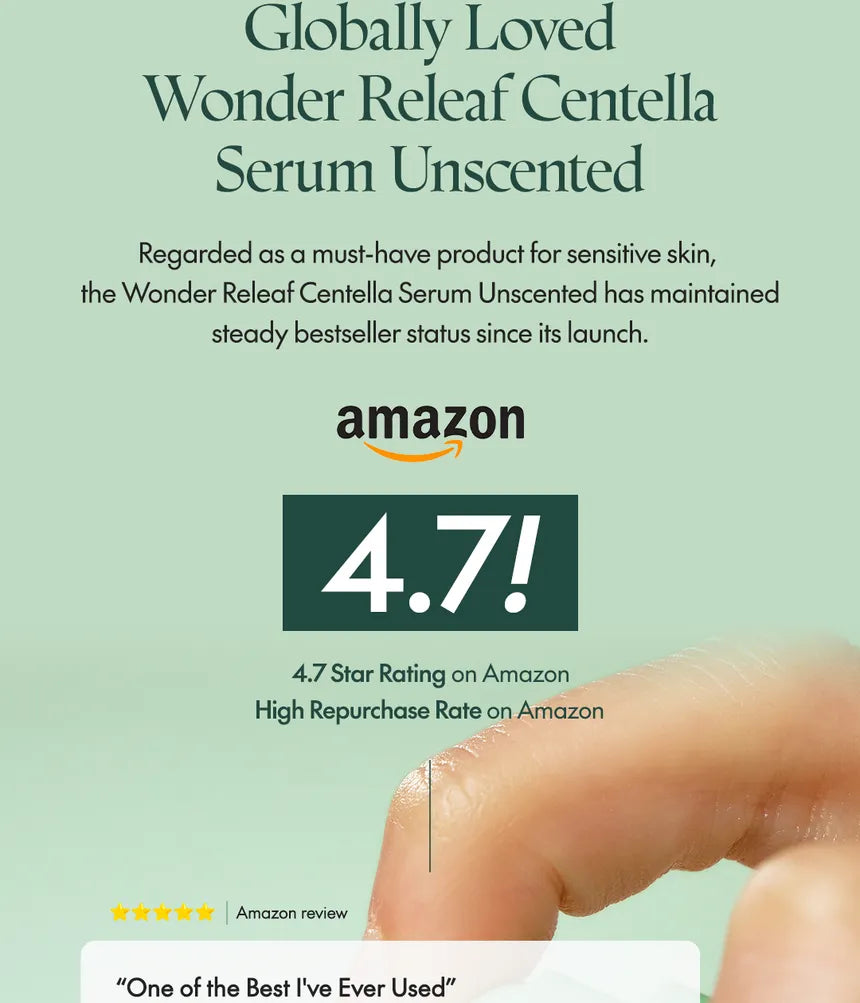 Purito - Wonder Releaf Centella Serum Unscented (mini) 15ml