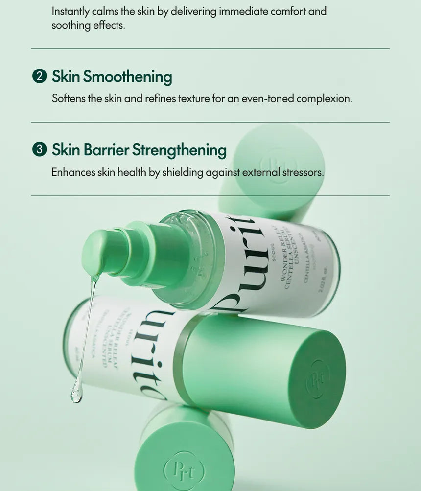 Purito - Wonder Releaf Centella Serum Unscented (mini) 15ml