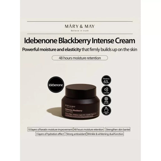 Mary & May - Idebenone Blackberry Intense Cream 70g