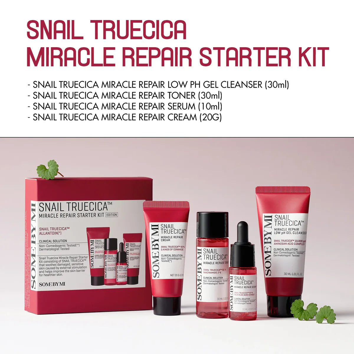 Some By Mi - Snail Truecica Miracle Repair Kit