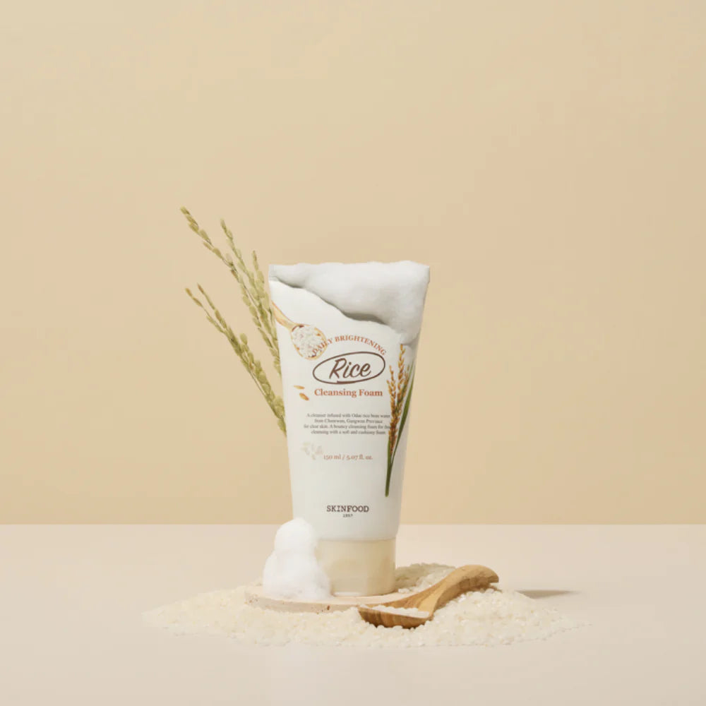 Skin Food - Rice Daily Brightening Cleansing Foam 150ml