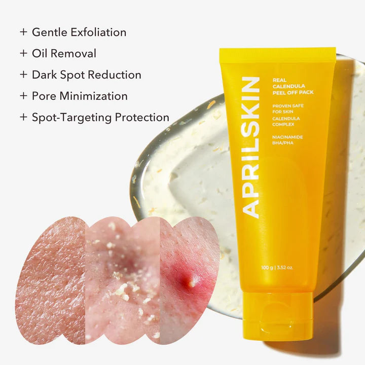 April Skin – Real Calendula Peel Off Pack 100g